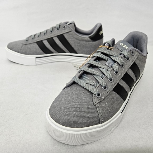 Adidas Daily 4.0 Athletic Shoes IF4493 Grey Black White Men's Size 9.5 - Picture 4 of 11